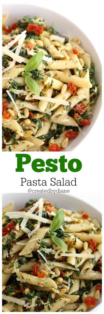 Pesto Pasta Salad | Created by Diane