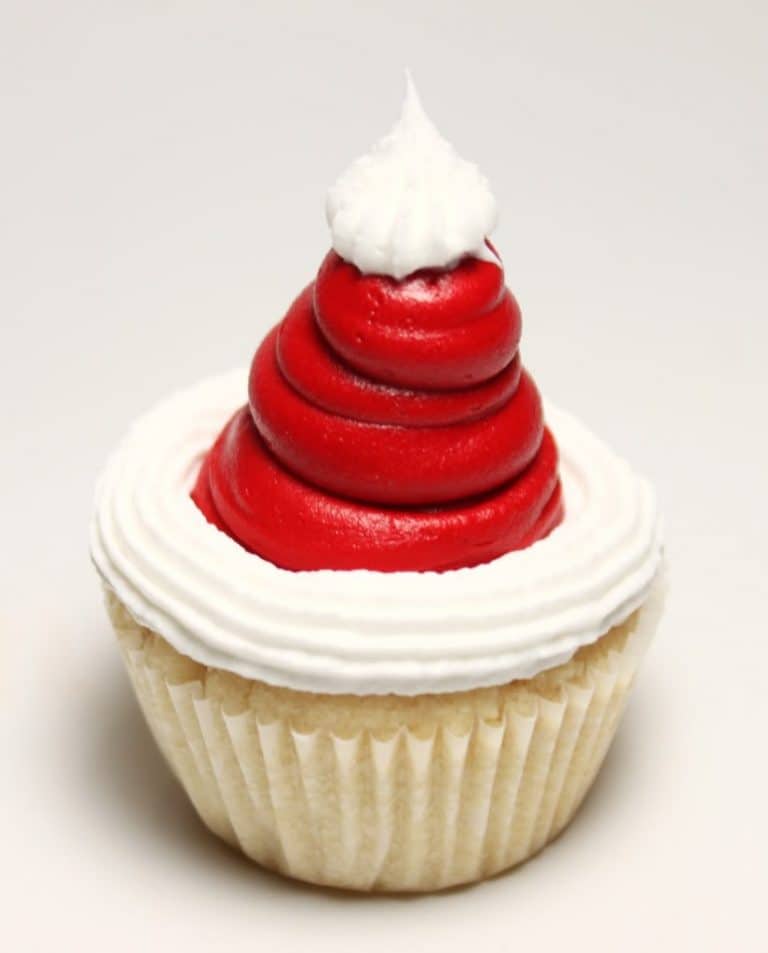 Santa Hat Shortbread Cookies