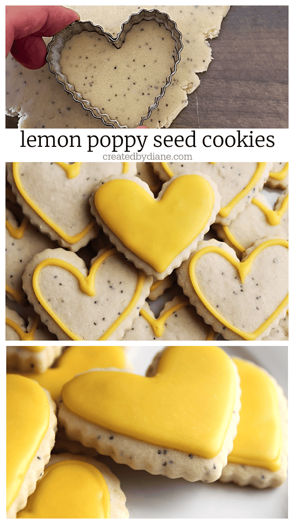 lemon poppy seed cookies from createdbydiane.com