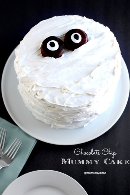 mummy cake halloween