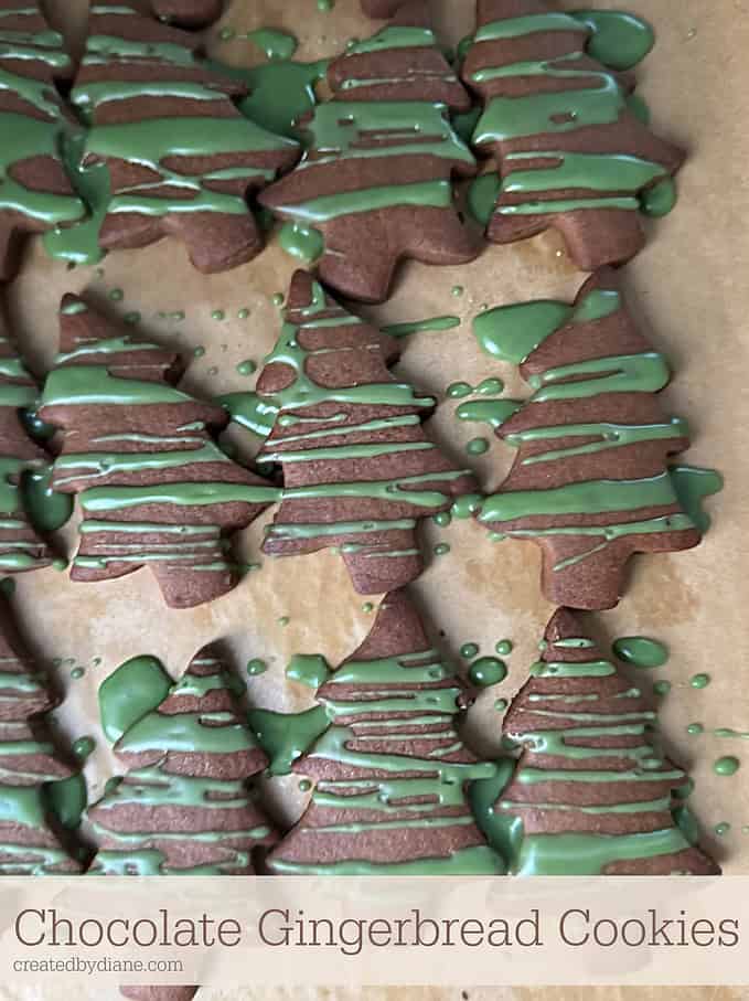 chocolate gingerbread cut out cookies createdbydiane