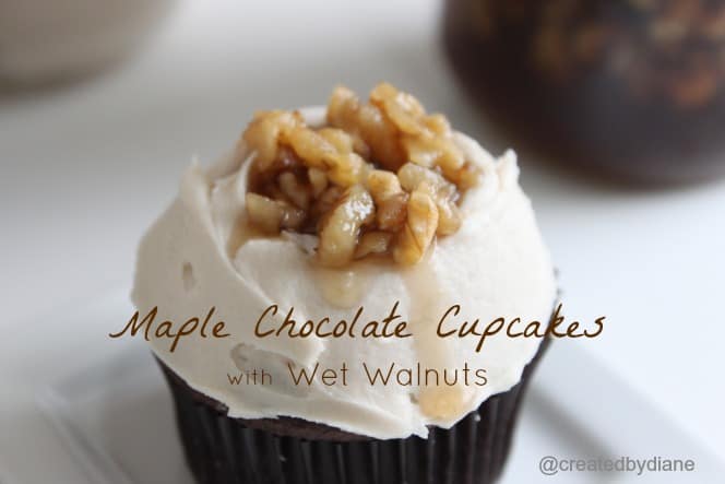maple walnut cupcakes