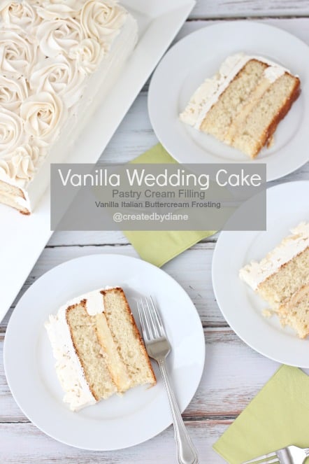 Vanilla Wedding Cake