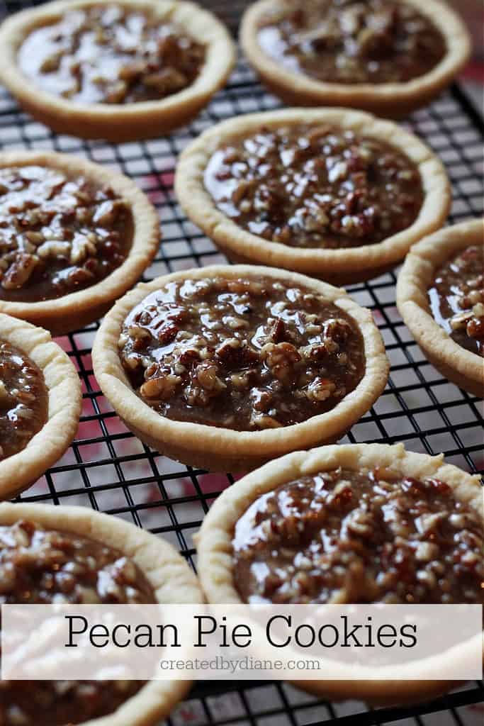 Pecan Pie Cookies Created By Diane   Pecan Pie Cookies Createdbydiane.com  