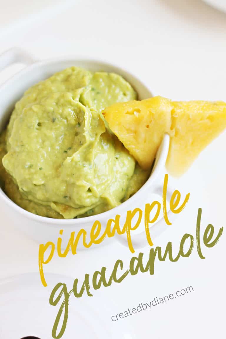 Coconut Chicken with Pineapple Guacamole recipe | Created by Diane