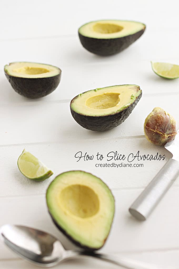 how to slice avocados createdbydiane.com