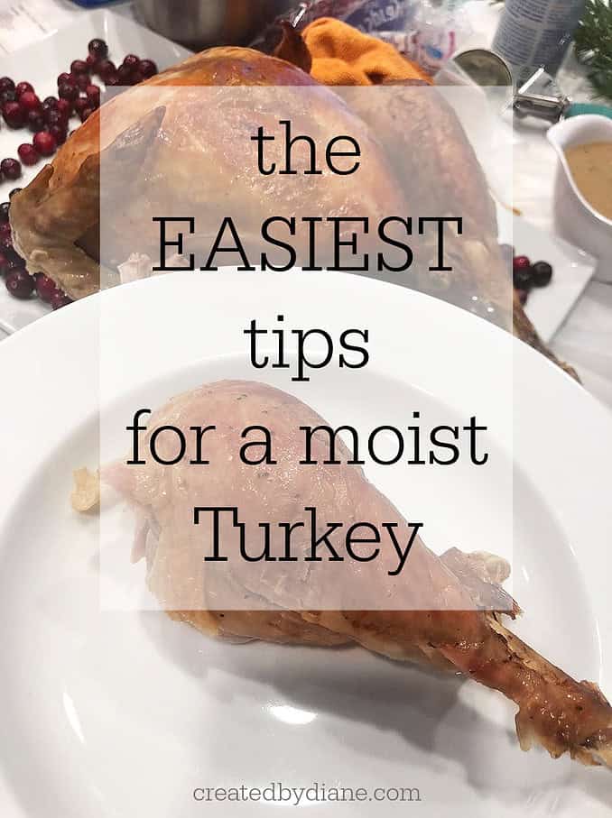 THE EASIEST TIPS TO A MOIST TURKEY #THANKSGIVING CREATEDBYDIANE.COM