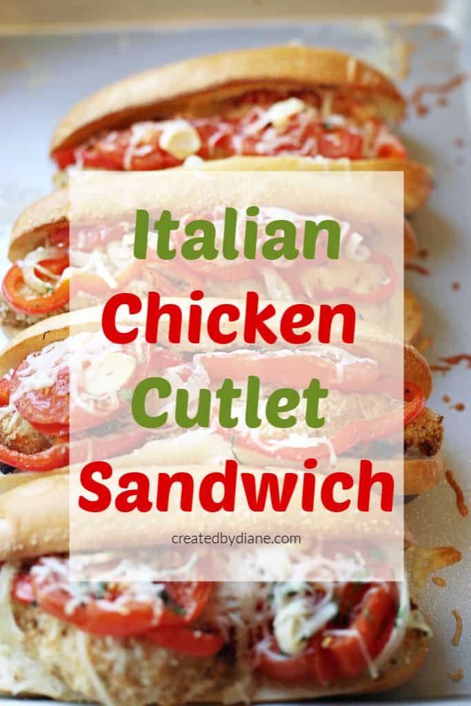 Italian Chicken Sandwiches | Created by Diane
