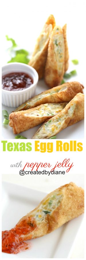 Texas Egg Rolls | Created by Diane