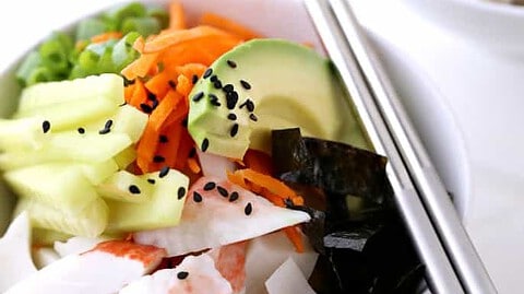 cali roll in a bowl createdbydiane.com