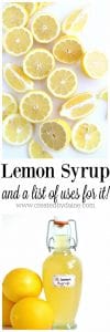 Lemon Syrup | Created by Diane