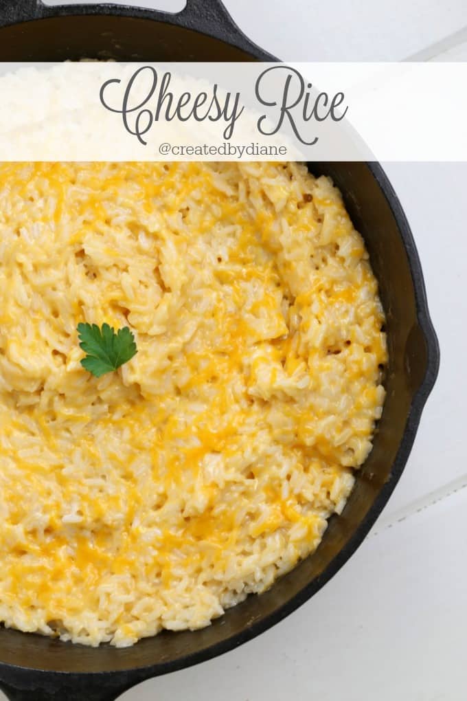 Chicken in Wine Sauce with Cheesy Rice | Created by Diane