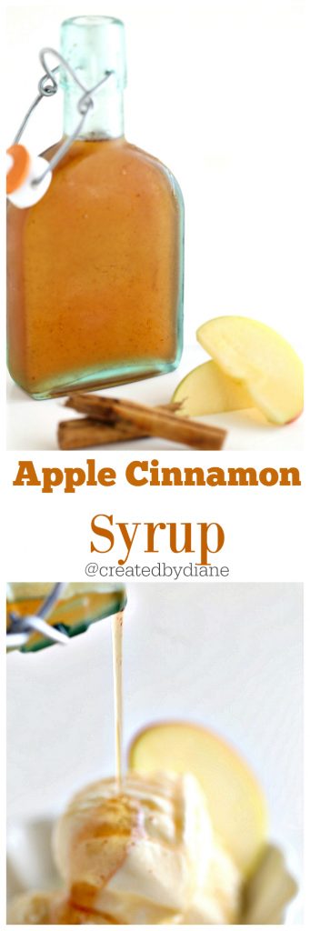 Apple Cinnamon Syrup | Created by Diane