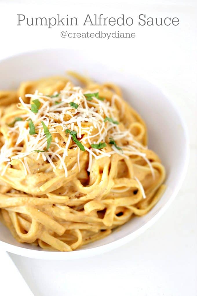 Pumpkin Alfredo Sauce Created by Diane