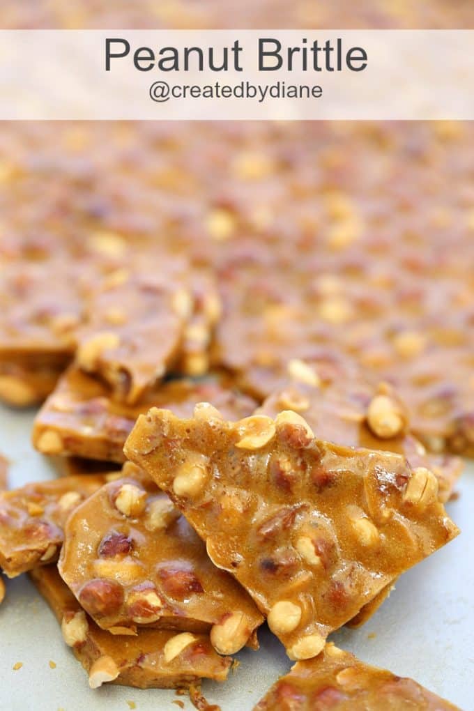 homemade peanut brittle recipe | Created by Diane