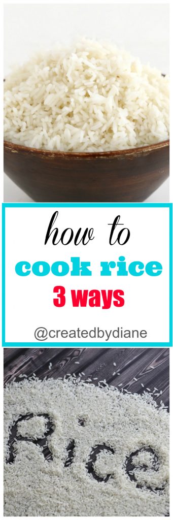 how to cook rice | Created by Diane