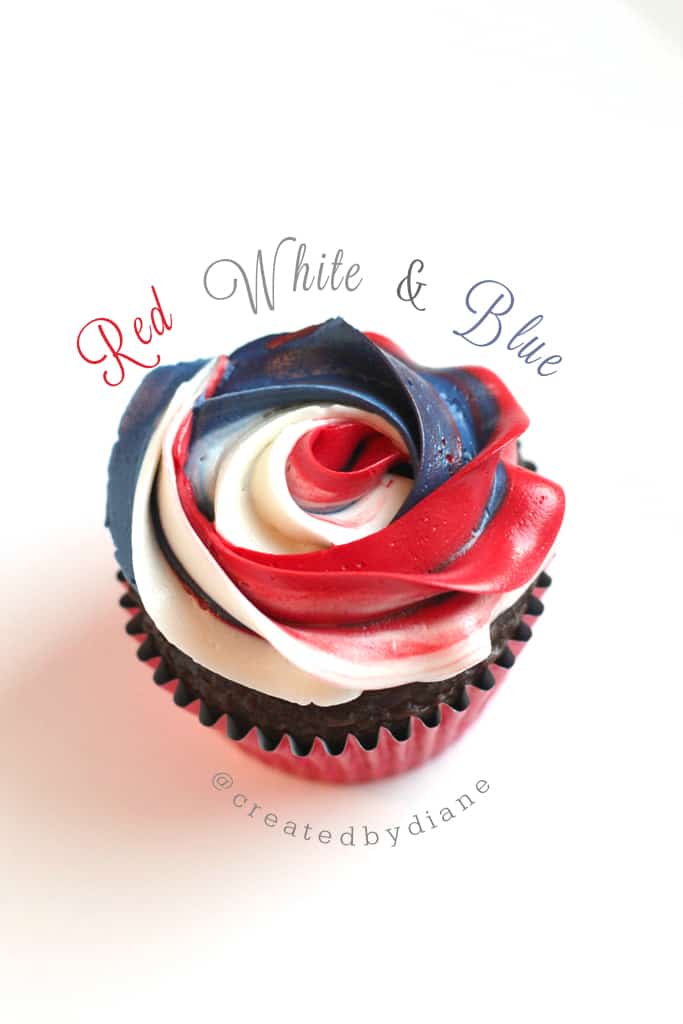 Patriotic Red White and Blue Recipes | Created by Diane