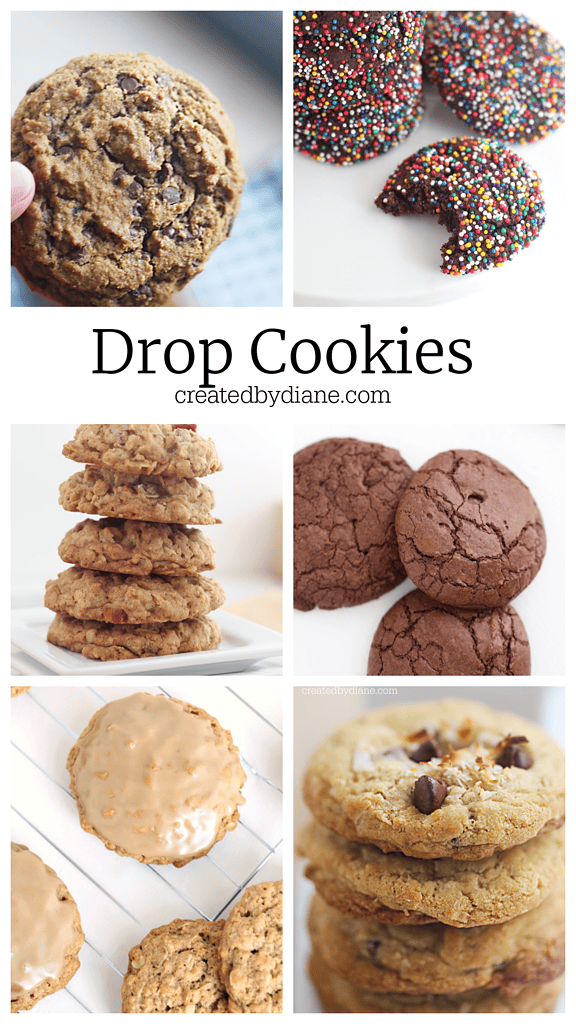 DROP COOKIE Recipes from createdbydiane.com