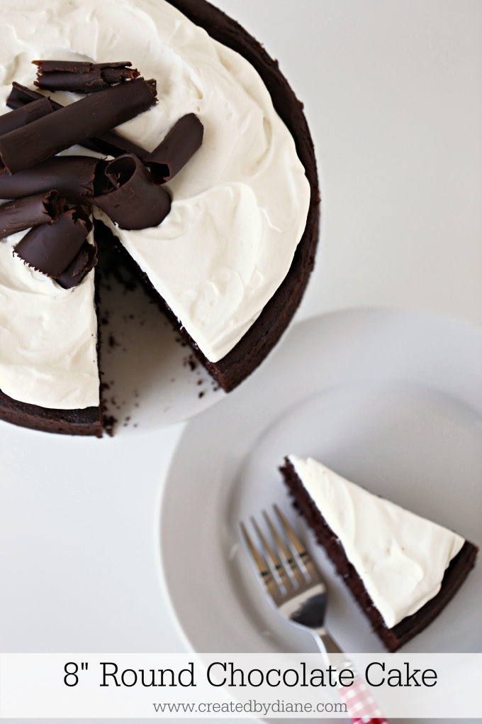 Chocolate and banana round cake