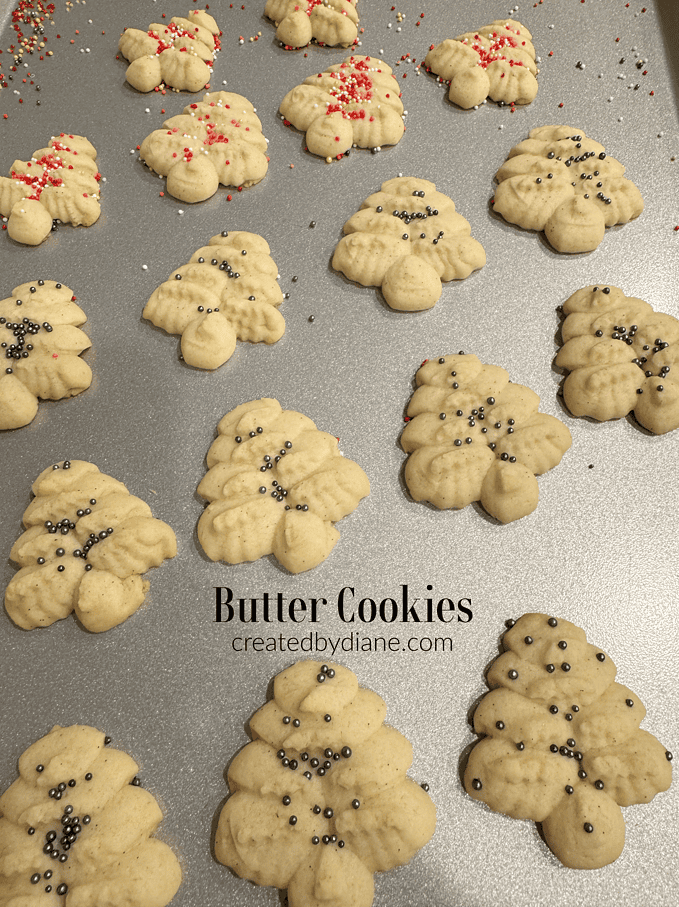 BUTTER COOKIES createdbydiane