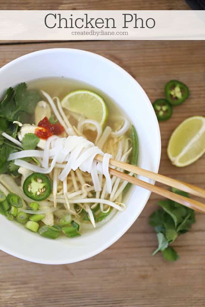 Chicken Pho Soup Recipe | Created by Diane
