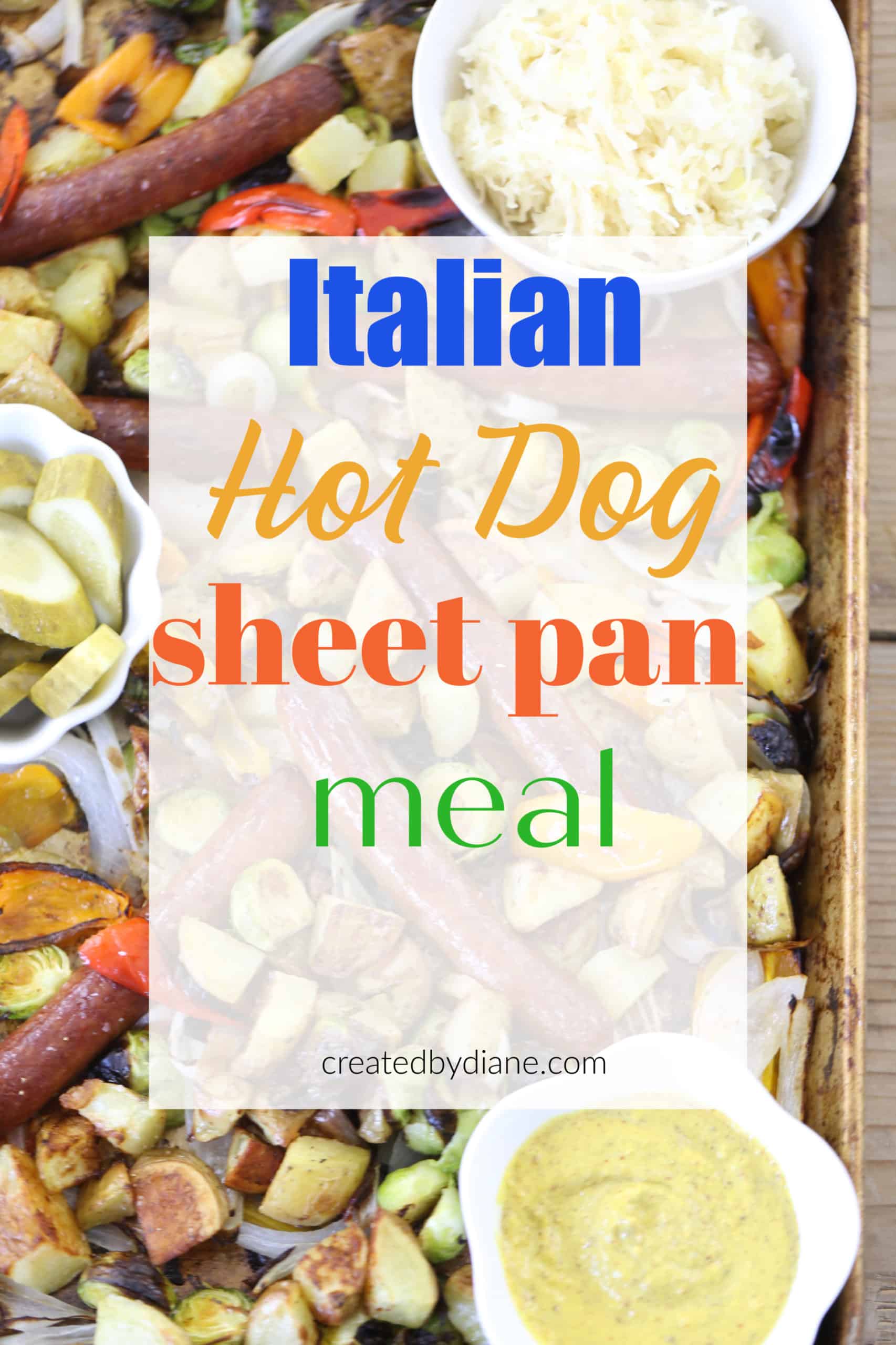 Italian Hot Dog | Created by Diane