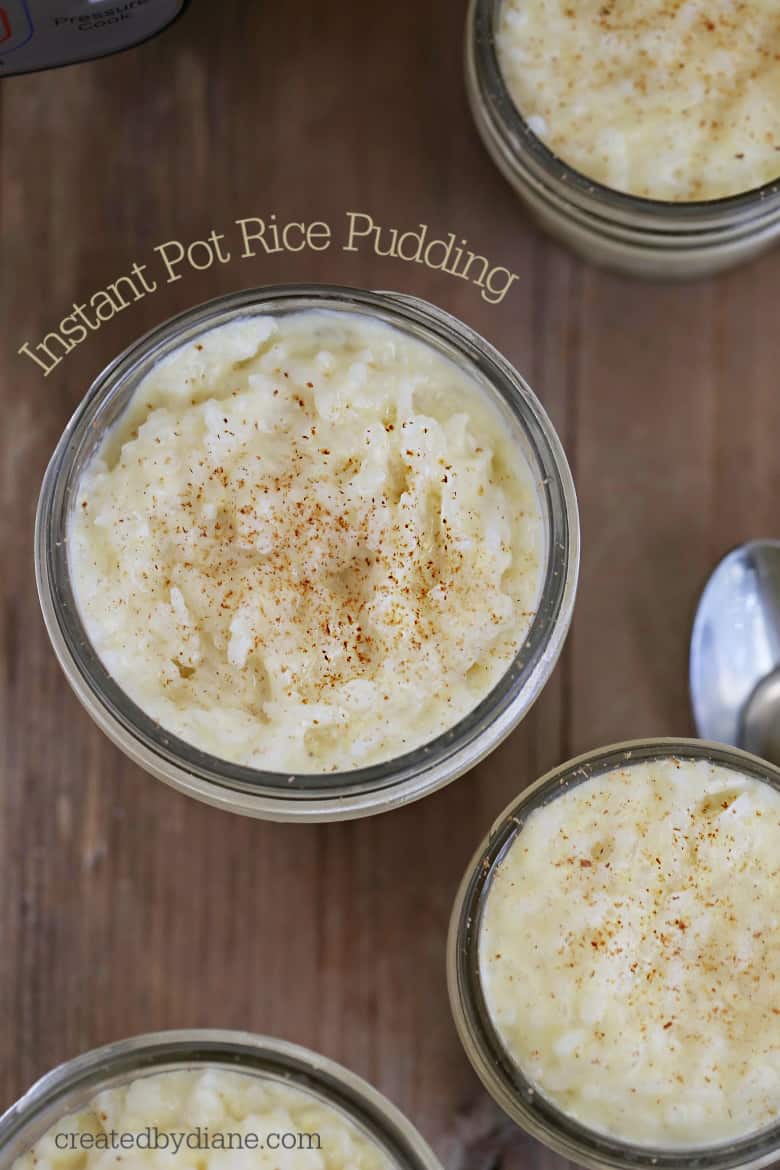 Instant Pot Rice Pudding | Created by Diane