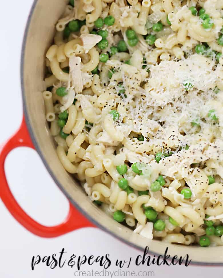 Pasta and Peas | Created by Diane