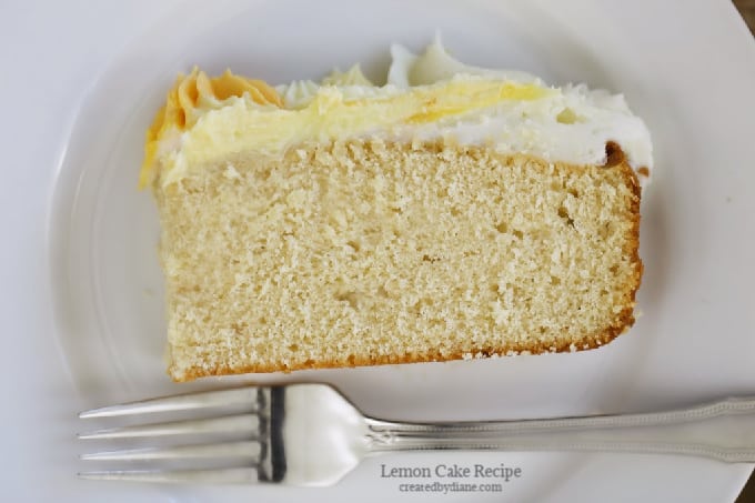 Lemon Sour Cream Cake | Created by Diane