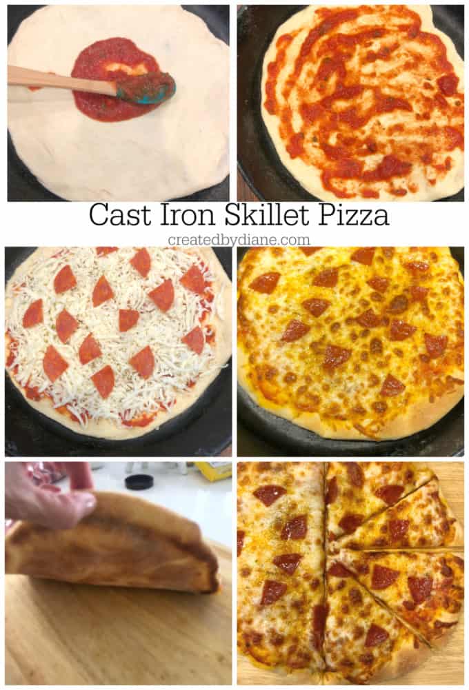 Cast Iron Skillet Pizza - Upstate Ramblings