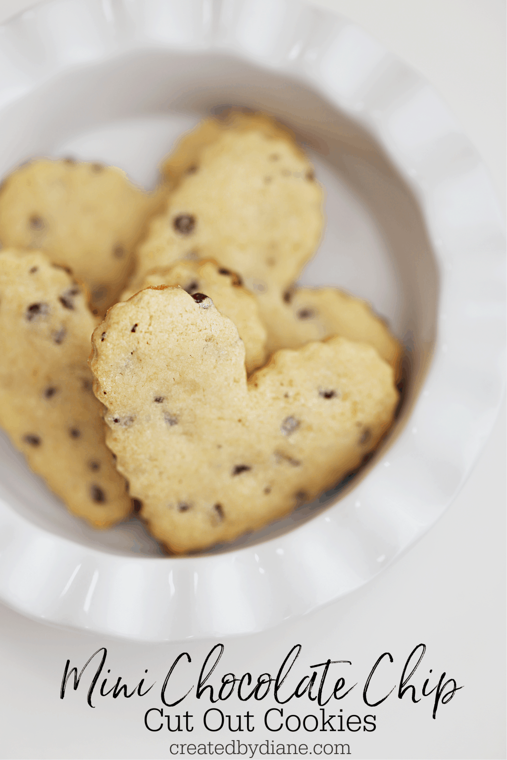 Mini Chocolate Chip Cut Out Cookies Created By Diane