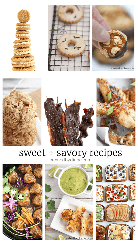 sweet and savory recipes from createdbydiane.com