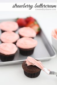 strawberry buttercream frosting recipe