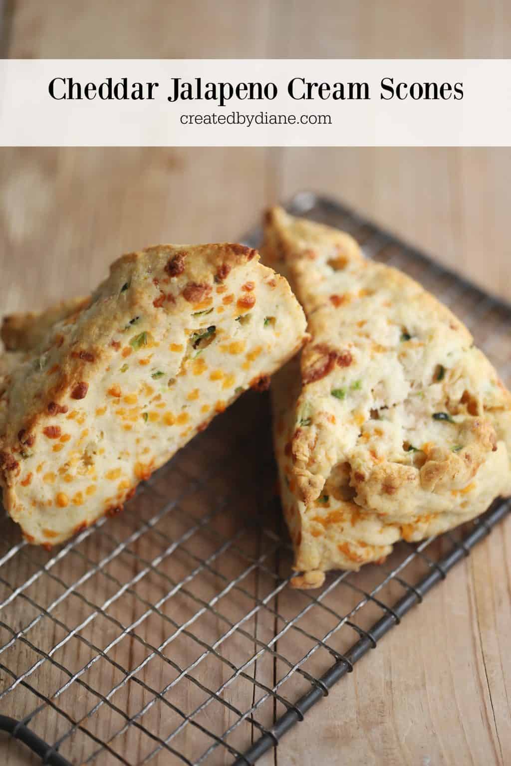 Jalapeno Cheddar Scones | Created By Diane