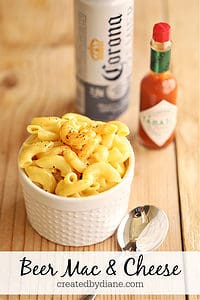 Beer Mac and Cheese Recipe createdbydiane.com