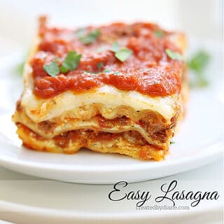 Lasagna | Created by Diane