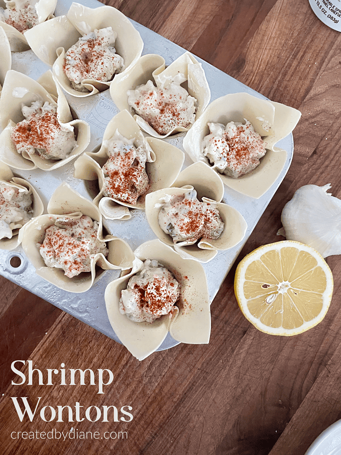 shrimp wontons creatdbydiane.com