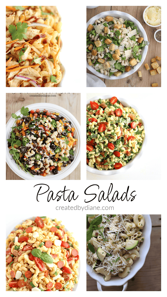 PASTA Salad Recipes from createdbydiane.com