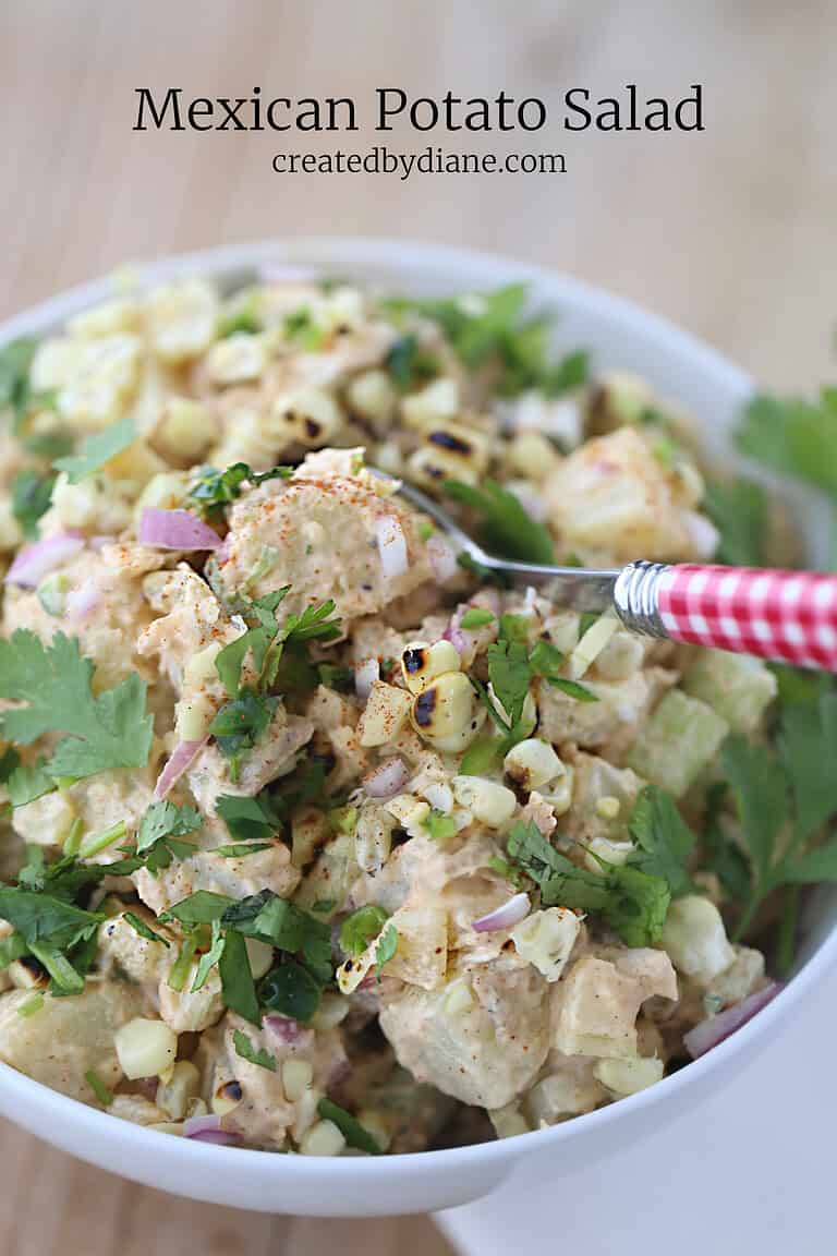 Mexican Potato Salad | Created by Diane