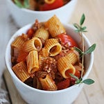 sausage peppers and onions pasta createdbydiane.com