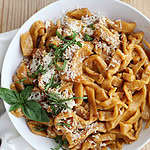 PUMPKIN PASTA RECIPE made with 2 ingredients createdbydiane.com