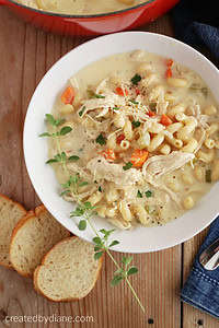 Chicken Alfredo Soup