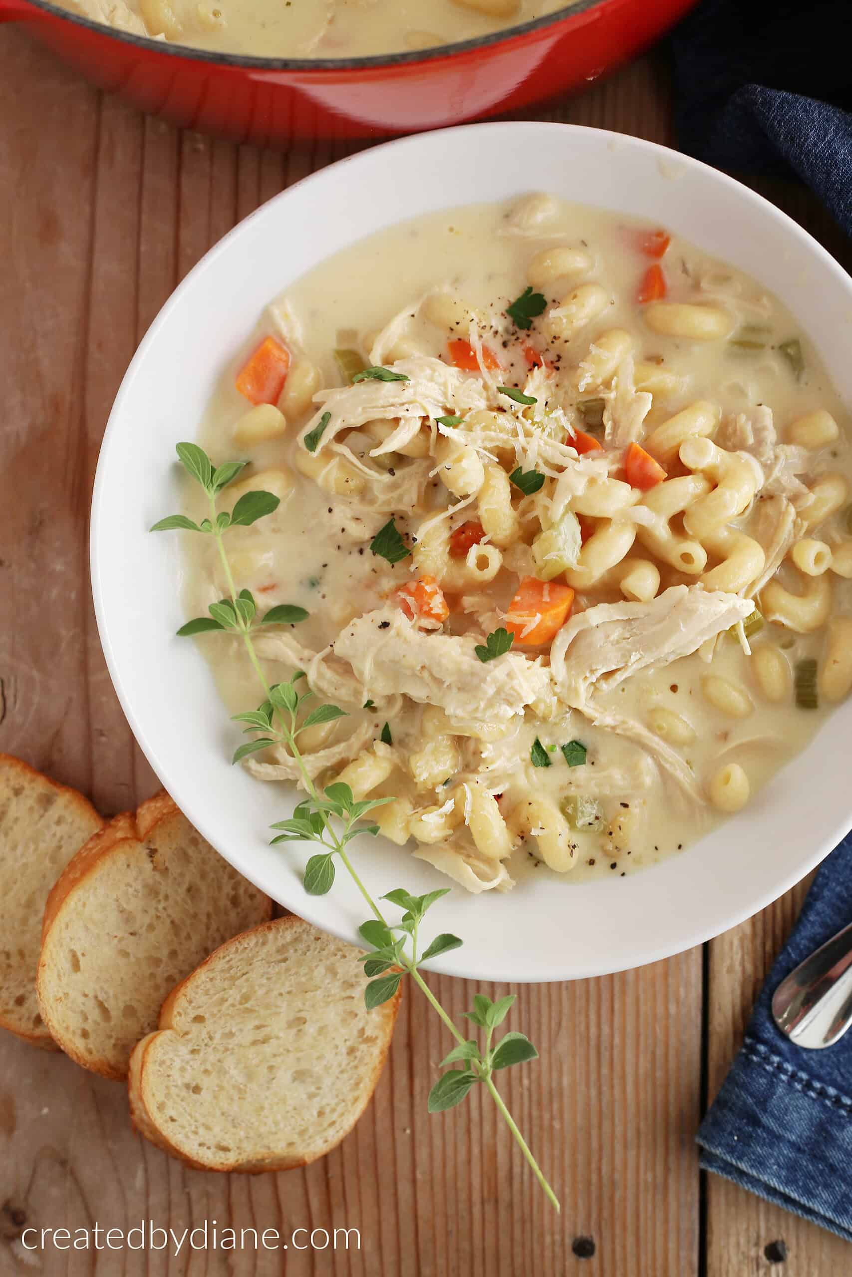 Chicken Alfredo Soup